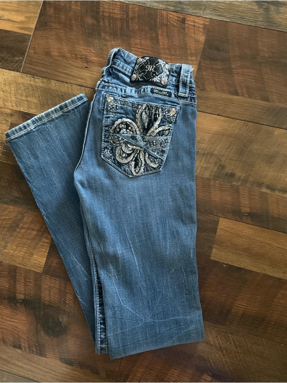Vintage Y2K Miss Me Slim Boot Cut Jeans 26